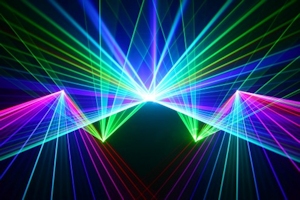 Lasershow Multicolor Beamshow