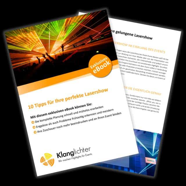 Exklusives eBook: 10 Tipps für Ihre perfekte Lasershow