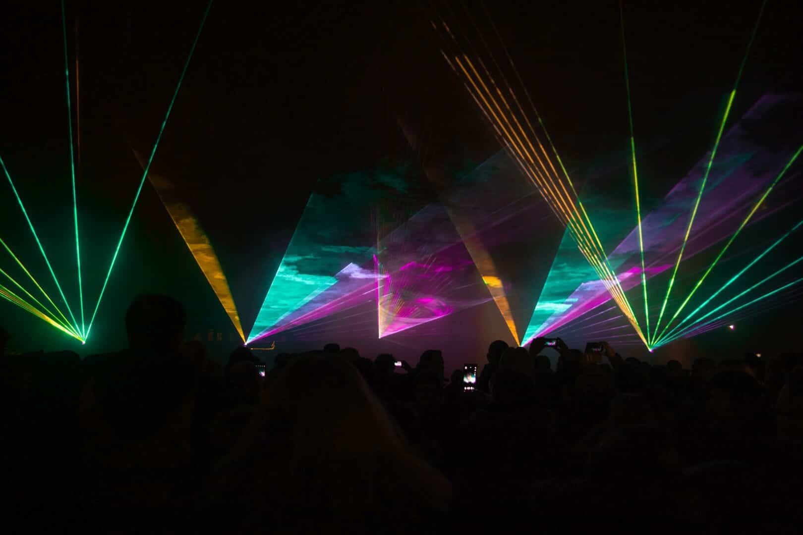 Silvester Laser Feuerwerk in Verl
