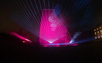 Lasershow und Licht-Illumination erzählen Geschichte von Kamp-Lintfort