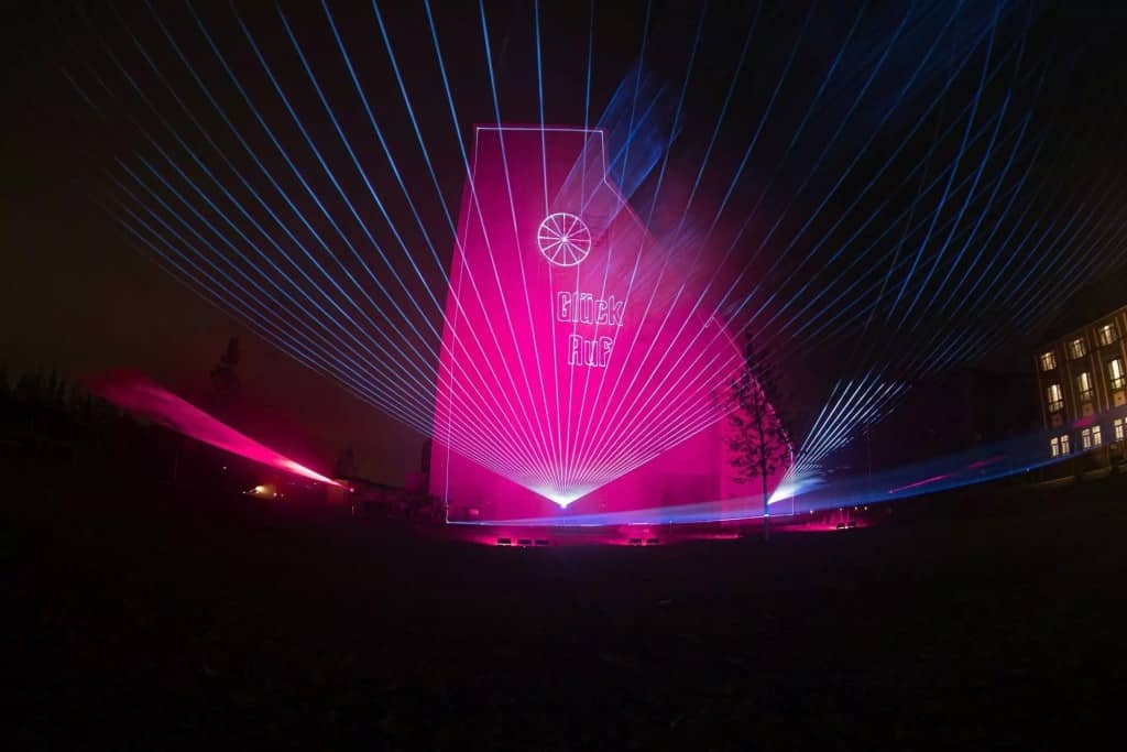 Lasershow in Kamp-Lintfort